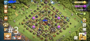 CV 10 Full Antigas c/ Bastante Gemas e Obstáculos Raros - Clash of Clans