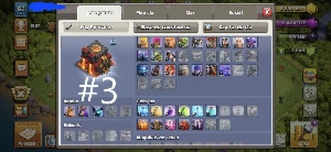 CV 10 Full Antigas c/ Bastante Gemas e Obstáculos Raros - Clash of Clans