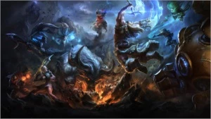 conta league of legends  44 campeoes 14 skins LOL