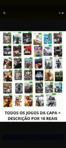 Pacote de jogos ex box 360