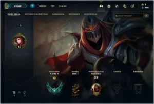 CONTA PLATINA 4 - PREÇO BAIXO E NA HORA - League of Legends LOL