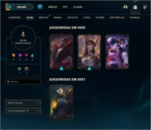 CONTA PLATINA 4 - PREÇO BAIXO E NA HORA - League of Legends LOL