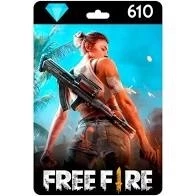 FREE FIRE - 610 DIAMANTES + 61 DE BÔNUS - Gift Cards