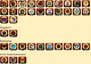 Conta Com Rgow + Forge Semi Completa - 93 Badge - Adventure Quest World AQW
