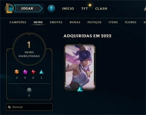 Conta Platina 1 - League of Legends LOL