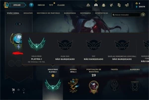 Conta Platina 1 - League of Legends LOL