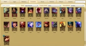 CONTA LEAGUE OF LEGENDS BR- 17 SKINS - 21 CHAMPS - UNRANKED LOL