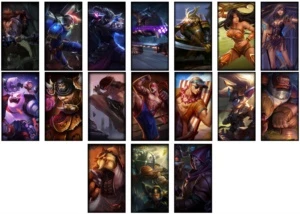 CONTA LEAGUE OF LEGENDS BR- 17 SKINS - 21 CHAMPS - UNRANKED LOL