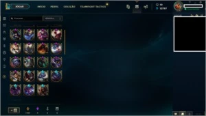 CONTA • LOL D4 C/SKINS TOP - League of Legends