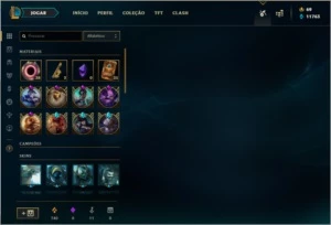 Conta LOL Plat 3/lvl270/200+ skins - League of Legends