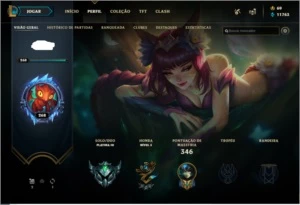 Conta LOL Plat 3/lvl270/200+ skins - League of Legends