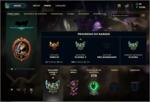 OFERTA!! CONTA PLATINA V, 116 CAMPEÕES, 37 SKINS! - League of Legends LOL