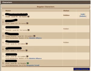 Ed 88 lutabra + 89 ED Macabra + alguns makers - Tibia