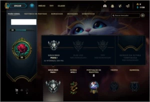 Conta prata 1 com 2 skins e 24 champs - League of Legends LOL
