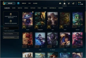 Conta prata 1 com 2 skins e 24 champs - League of Legends LOL