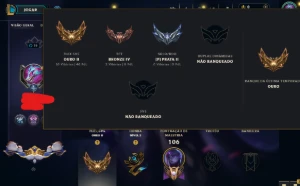 prata, 6 Skins, Upada na Mão, 10K Ea, Ouro Flex, Lol Lvl 36 - League of Legends