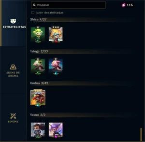 Vendo conta LOL/Valorant com varias skins
