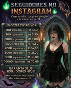 Seguidores Instagram 7,00 - Redes Sociais