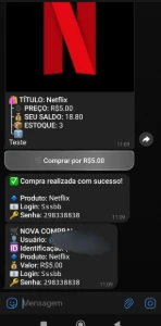 Bot store streaming telegram - Outros