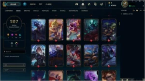 Conta League of Legends - 207 Skins - Único Dono LOL