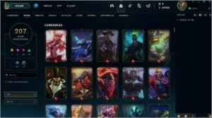 Conta League of Legends - 207 Skins - Único Dono LOL