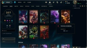 Conta League of Legends - 207 Skins - Único Dono LOL