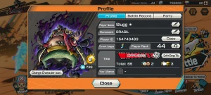 Conta one piece bounty rush (Rank 44, 3 ex meta lvl 100) OPBR
