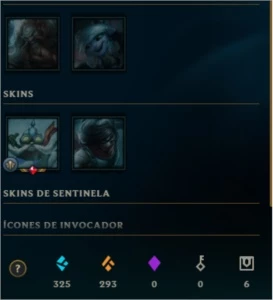 Conta de League of legends LOL