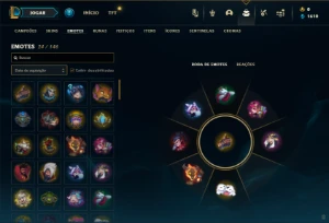 Platina 2 com 40 Champs e 3 Skins + 4 Fragmentos - League of Legends LOL