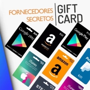 Lista Secreta dos Melhores Fornecedores de Gift Cards