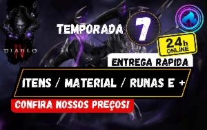 DIABLO 4 - RUNAS/ITENS/MATERIAL (TEMPORADA 7)