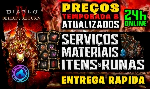 DIABLO 4 - RUNAS/ITENS/MATERIAL (TEMPORADA 8)