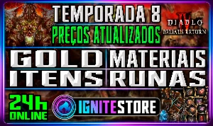 DIABLO 4 (TEMPORADA 8) - ITENS, MATERIAL, RUNAS E GOLD