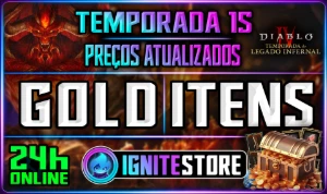 DIABLO 4 (TEMPORADA 15) - ITENS, MATERIAL, RUNAS E GOLD
