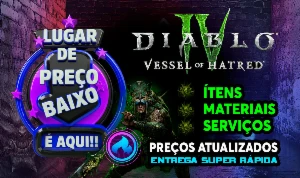 DIABLO 4 (TEMPORADA 6) - MATERIAL E SERVIÇOS DE SERVIÇOS