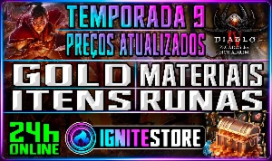 DIABLO 4 (TEMPORADA 9) - ITENS, MATERIAL, RUNAS E GOLD