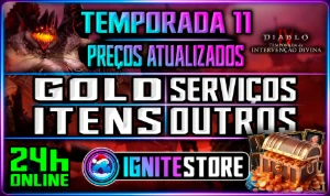 DIABLO 4 (TEMPORADA 11) - ITENS, MATERIAL, RUNAS E GOLD - Blizzard