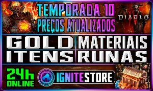 DIABLO 4 (TEMPORADA 9) - ITENS, MATERIAL, RUNAS E GOLD
