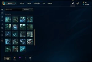 CONTA LEAGUE OF LEGENDS EX PLATINA LOL