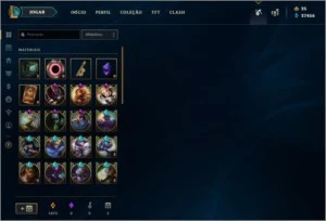 CONTA LEAGUE OF LEGENDS EX PLATINA LOL