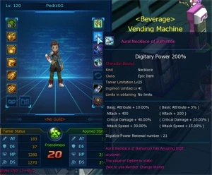 AOX - HUANGLONGMON ACESSORIES PERFECT SERVER LUCEMON  - Digimon Masters Online DMO