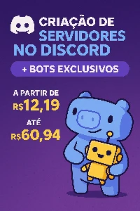 🛠️ Criação De Servidor De Discord + Bots Exclusivos Baratos - Serviços Digitais