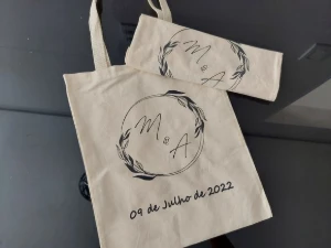 Sacola Ecobag Personalizada Casamento 30x40