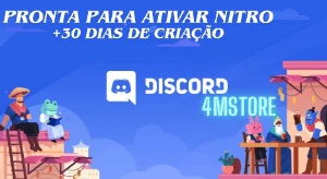 Conta Discord +30 Dias De Criação Para Ativar Nitro - Outros