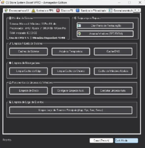 Fps Booster Armagedon System Boost VPRO - Outros