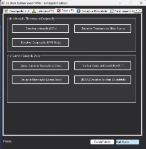 Fps Booster Armagedon System Boost VPRO - Outros