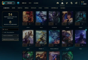 Conta PLATINA 4 | 66% Win - Lol (League Of Legends) Elomoon