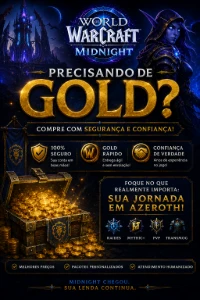 100k gold em qualquer server WoW Retail - Blizzard