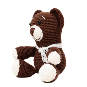 Urso Marrom Manta - Artesanato e Personalizados