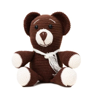 Urso Marrom Manta - Artesanato e Personalizados